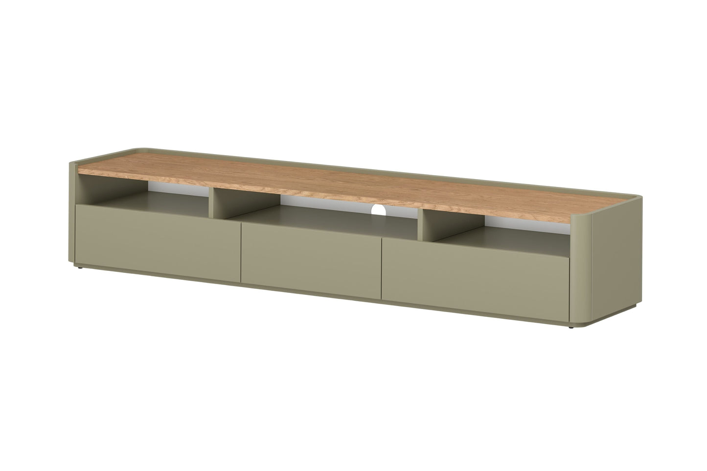 TV skapis Elva 200/35.5/48 cm Eikalipts / Baltijas kāpu ozols - N1 Home