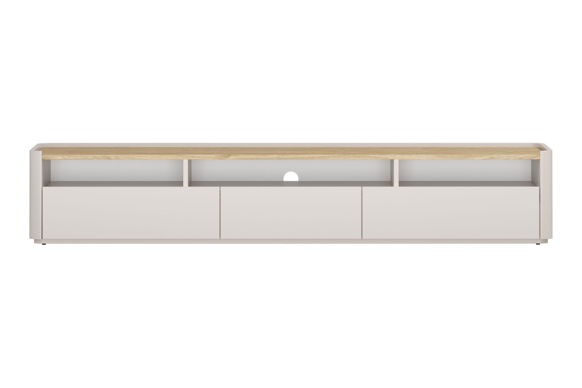 TV skapis Elva 200/35.5/48 cm Kašmirs / Eļļots ozols - N1 Home