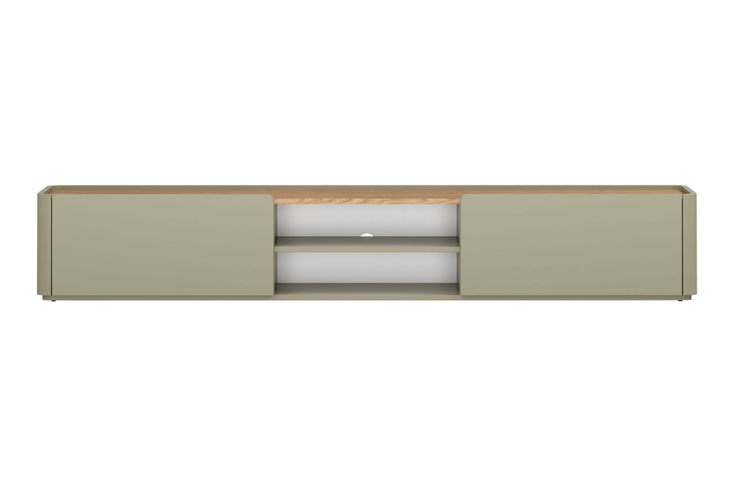 TV skapis Elva 220/35.5/48 cm Eikalipts / Baltijas kāpu ozols - N1 Home