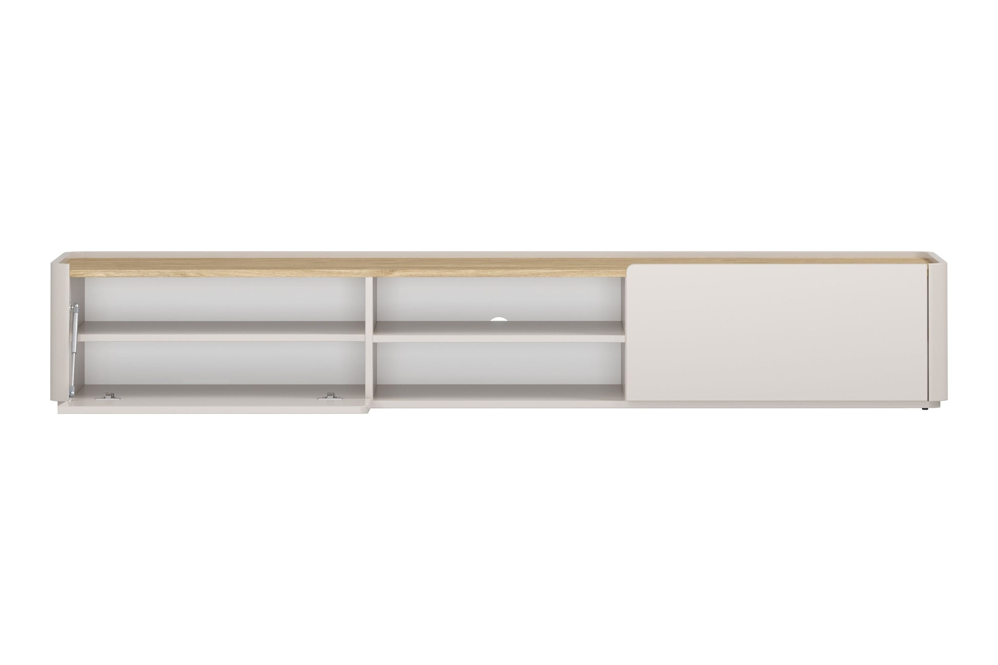 TV skapis Elva 220/35.5/48 Kašmirs / Eļļots ozols - N1 Home
