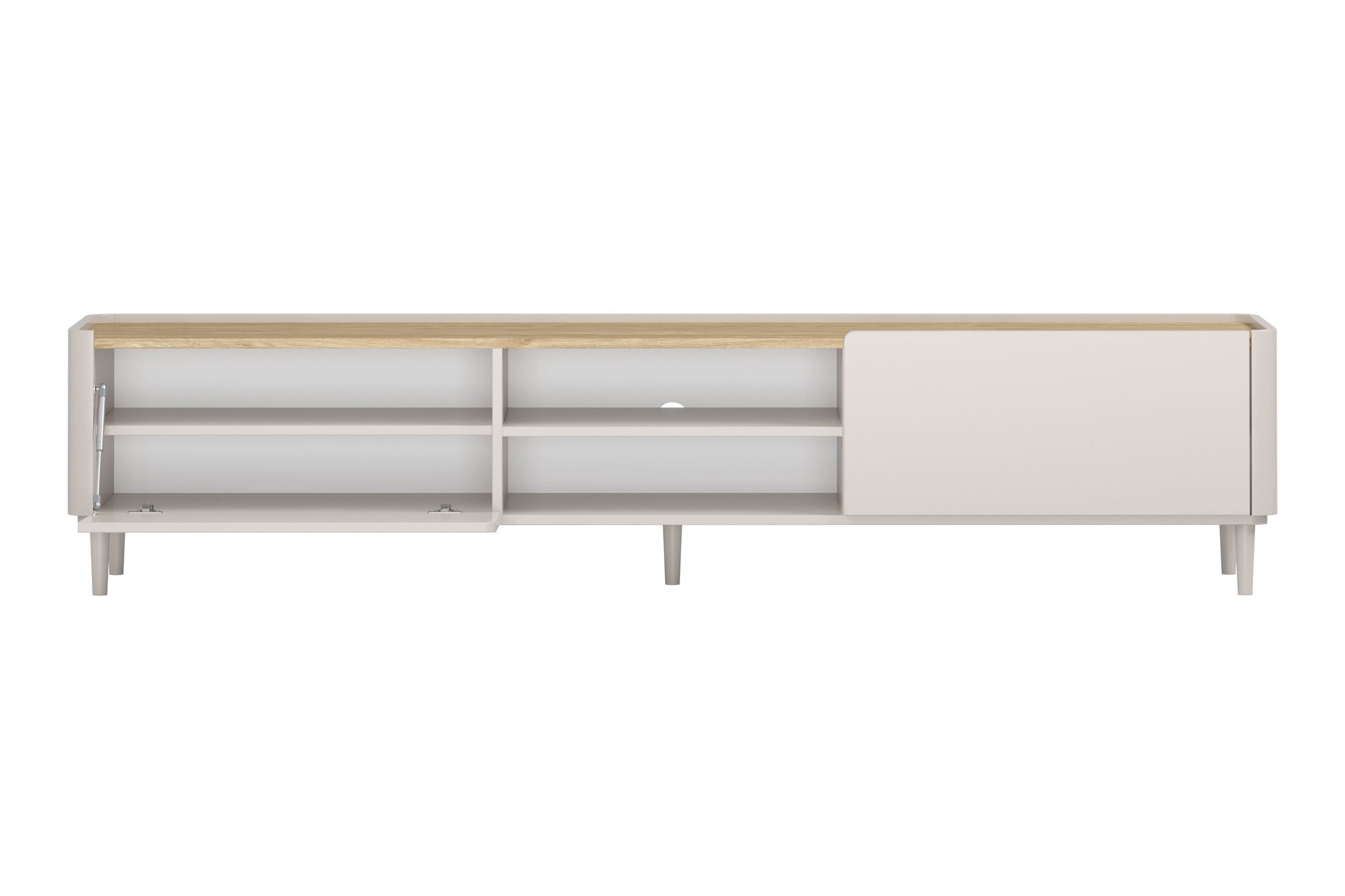 TV skapis Elva 220/48/48 Kašmirs / Eļļots ozols - N1 Home