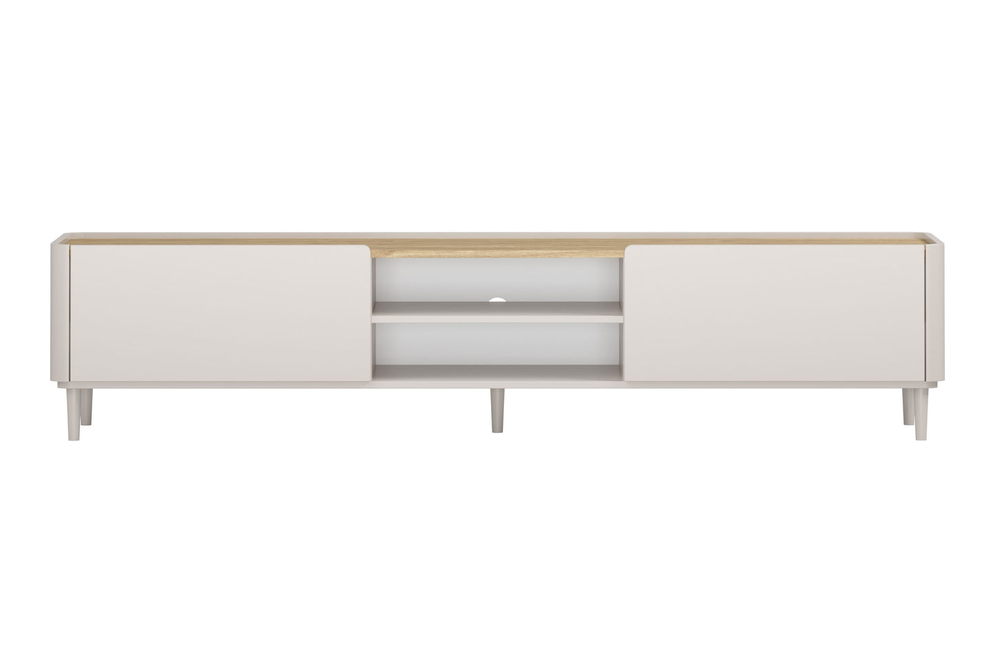 TV skapis Elva 220/48/48 Kašmirs / Eļļots ozols - N1 Home