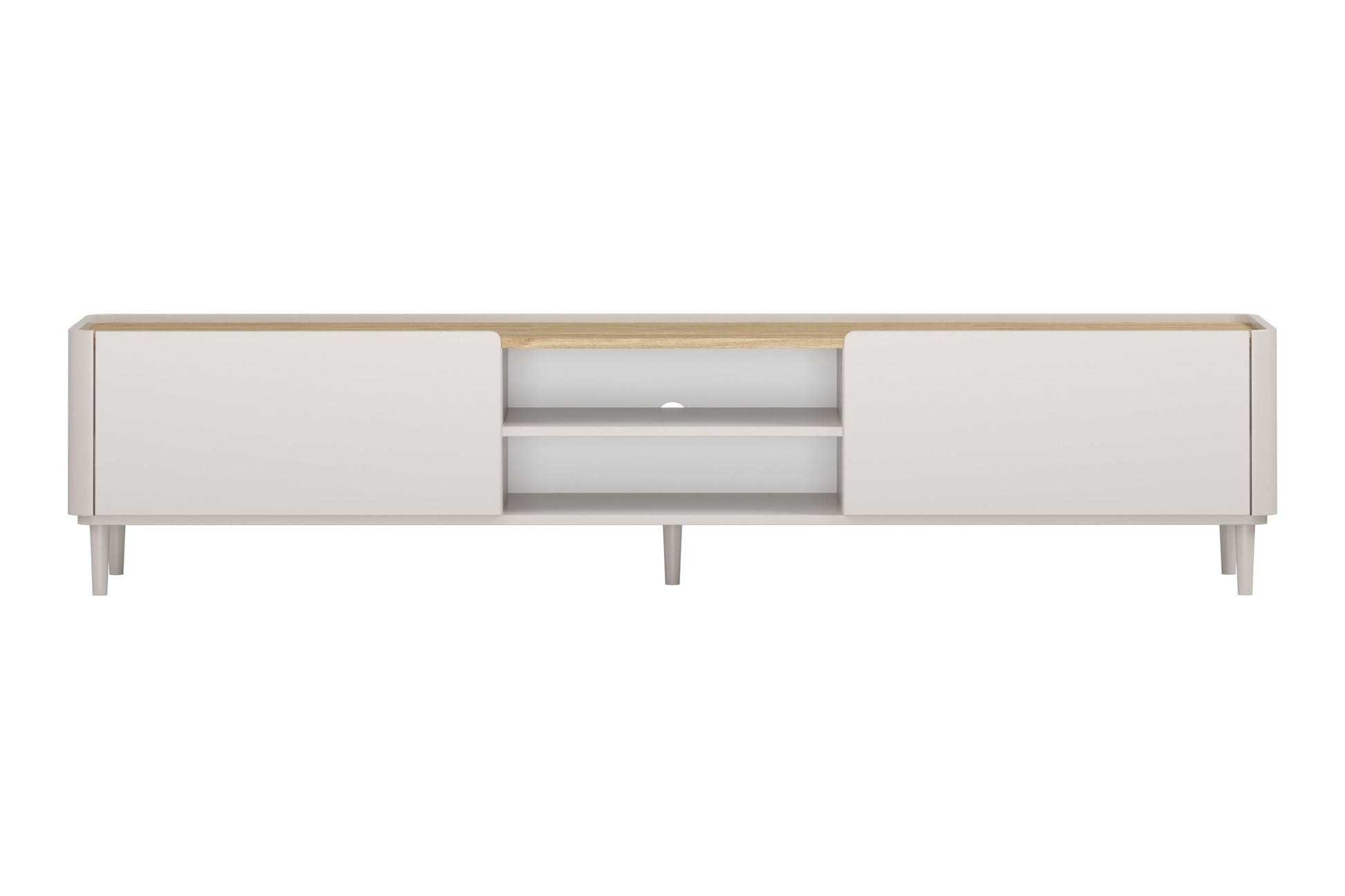 TV skapis Elva 220/48/48 Kašmirs / Eļļots ozols - N1 Home