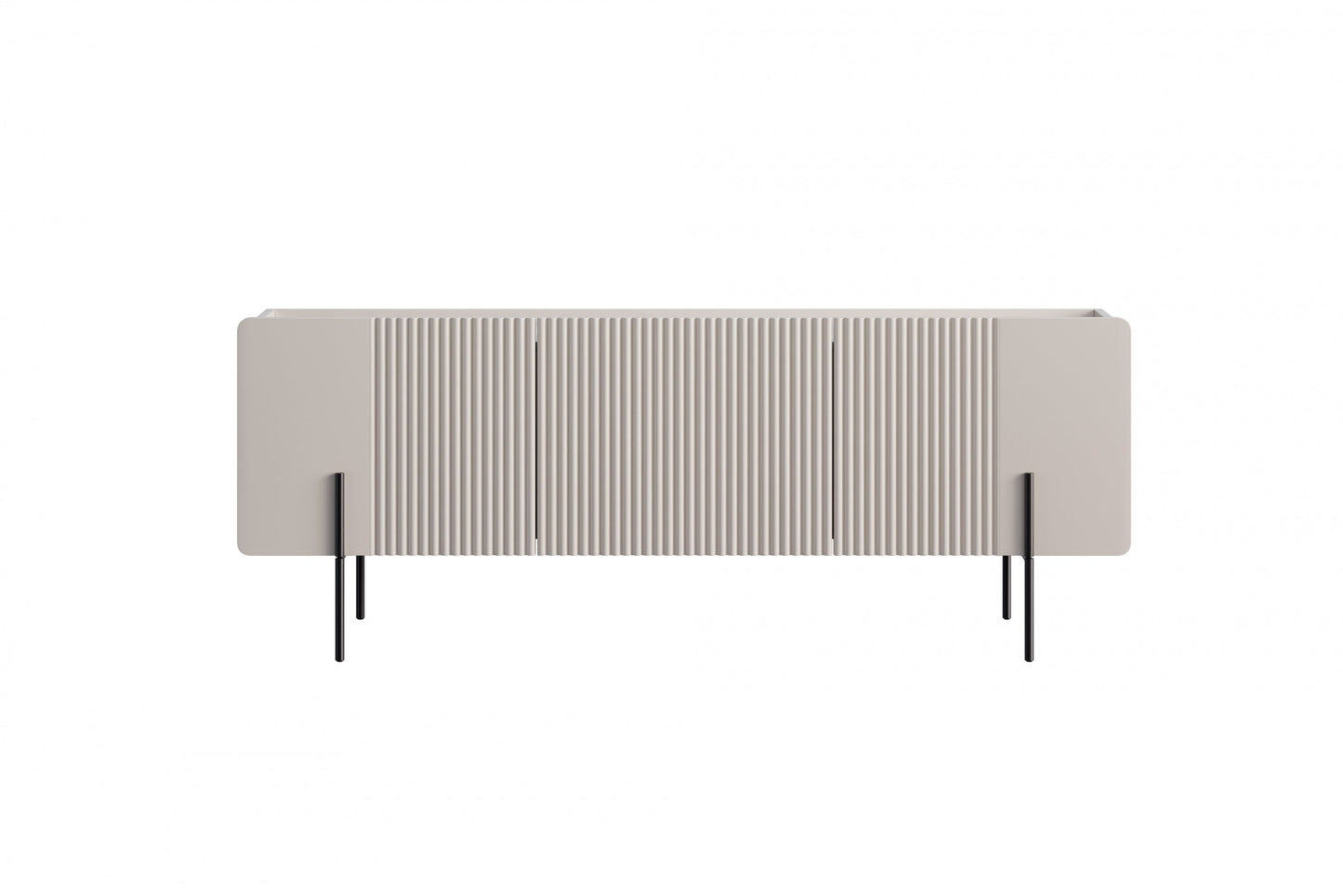 RTV skapis Dersi 200/57/42 cm kamirs/melns - N1 Home