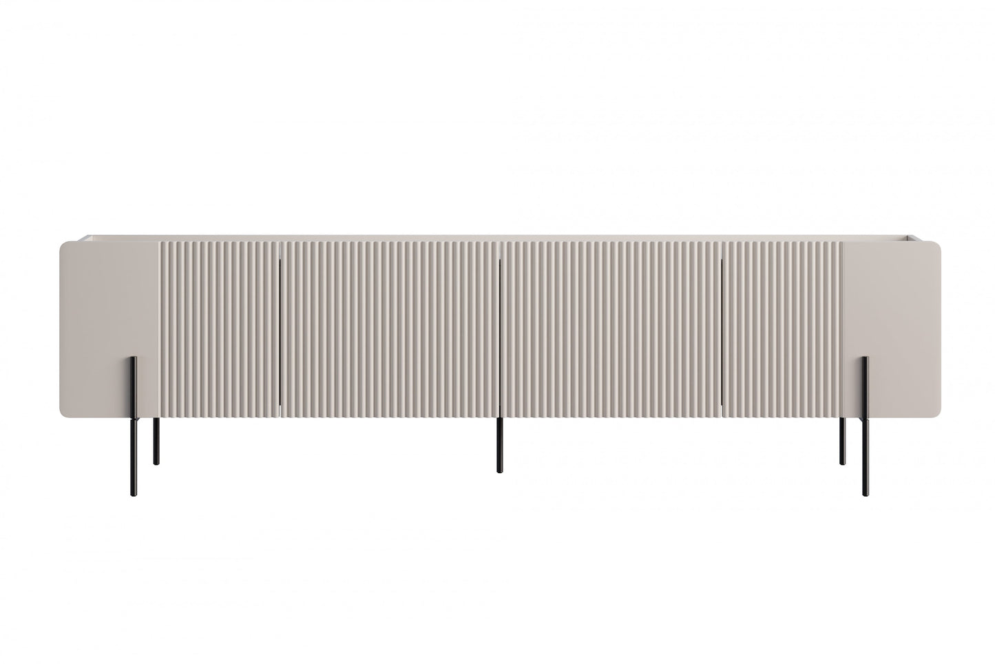 RTV skapis Dersi 200/57/42 cm kašmirs/melns - N1 Home