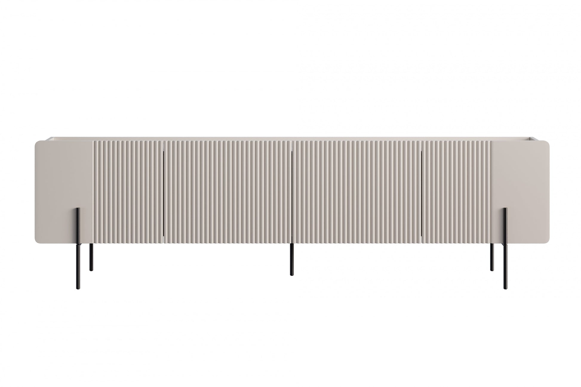 RTV skapis Dersi 200/57/42 cm kašmirs/melns - N1 Home