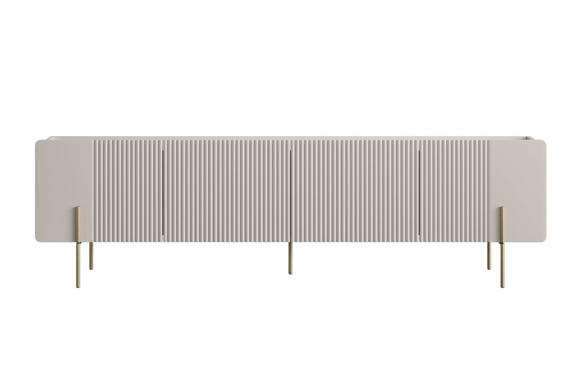 RTV skapis Dersi 200/57/42 cm kašmirs/zelts - N1 Home