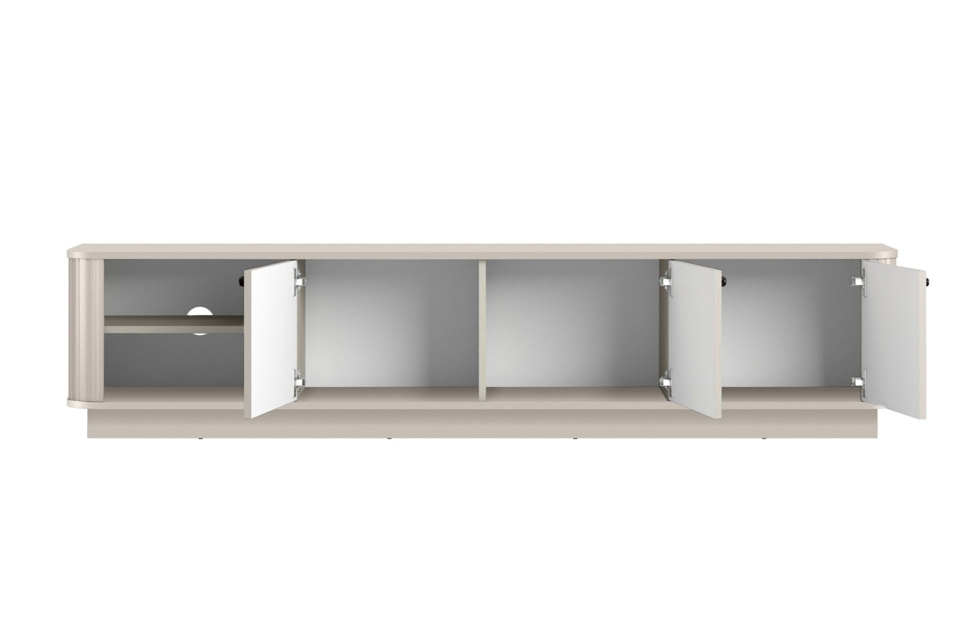 TV skapis Vespa 187/43/38 cm kašmirs/melns - N1 Home