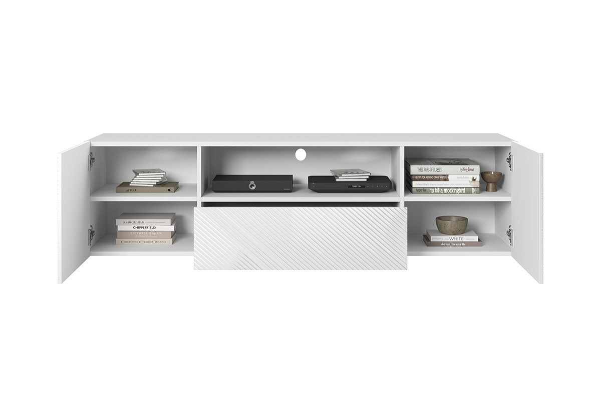 OSLO RTV kumode 167/44/40 spīdums balts - N1 Home