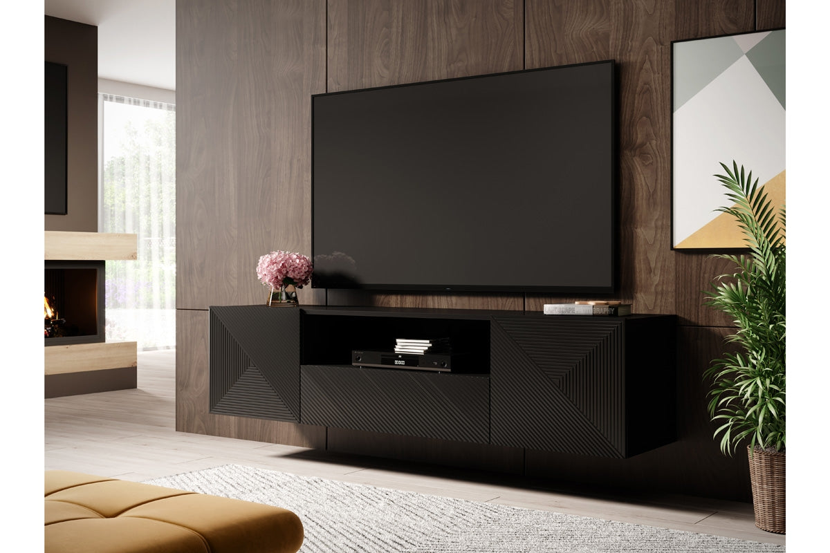 OSLO RTV kumode 167/44/40 melns - N1 Home