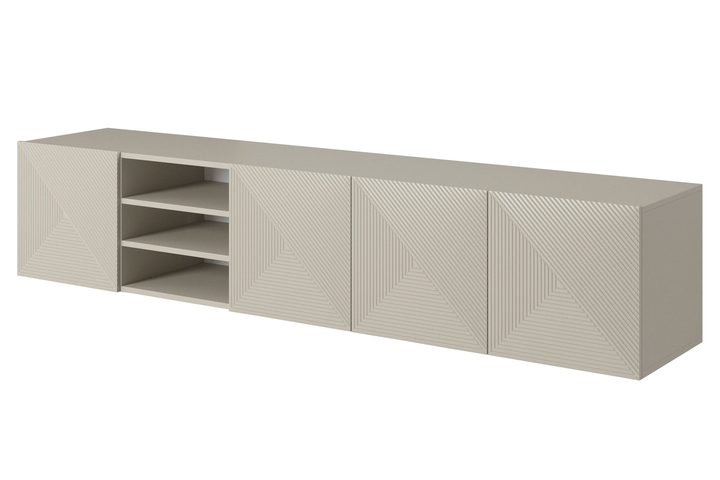 OSLO RTV kumode ar plauktiem 200/40/40 cm kašmirs - N1 Home