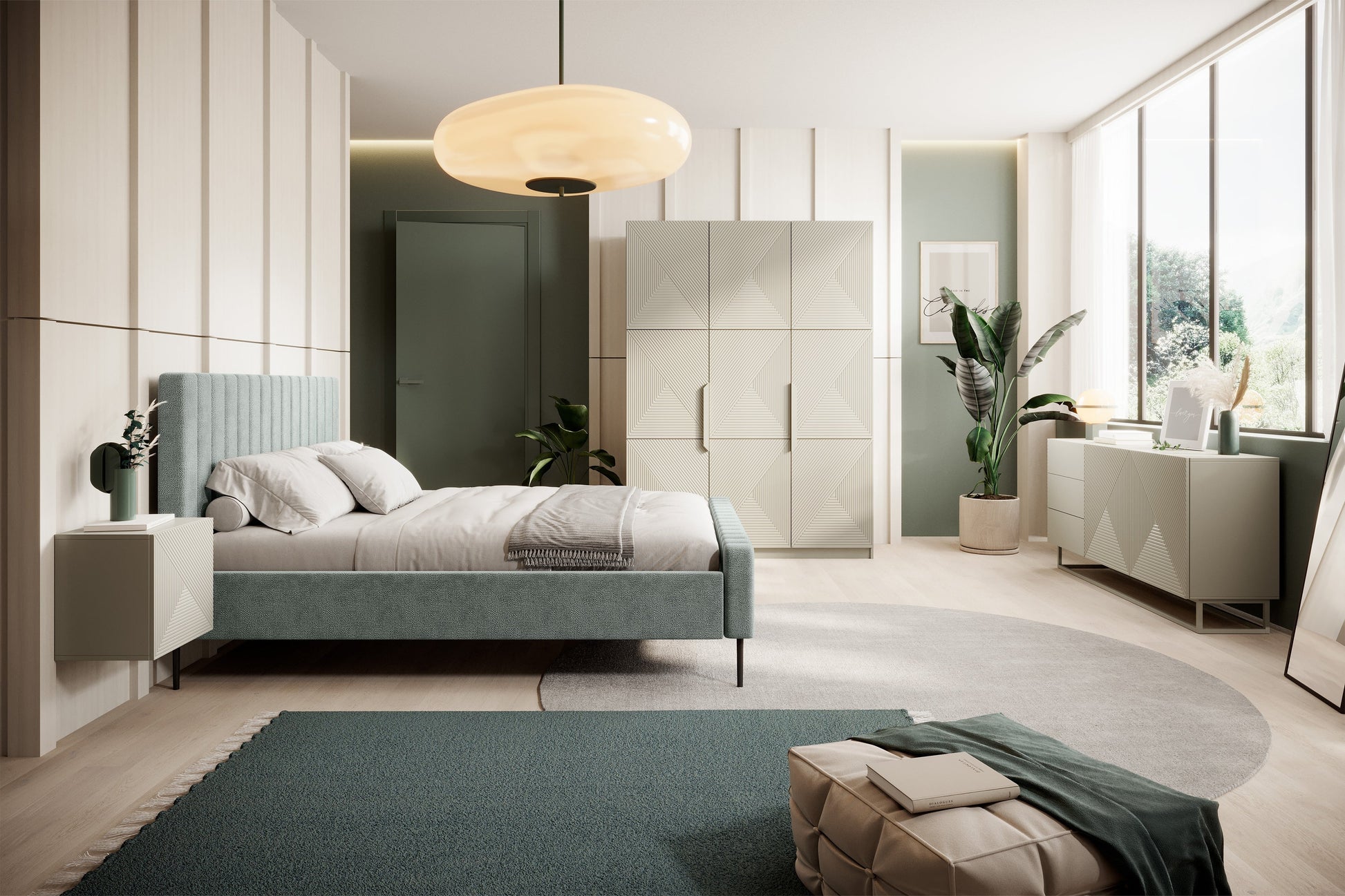 Kumode OSLO 40/40/32 cm kašmirs - N1 Home