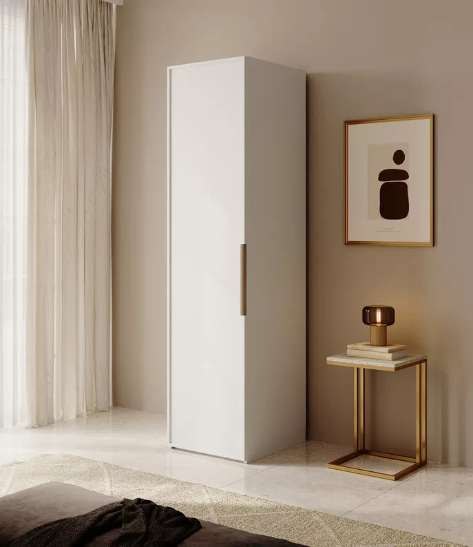 MEFRA Viendurvju skapis 50 cm, balts - N1 Home
