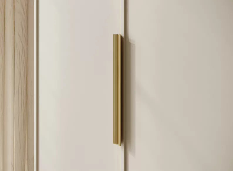 MEFRA Divdurvju skapis 100 cm, pelēks bēšs - N1 Home