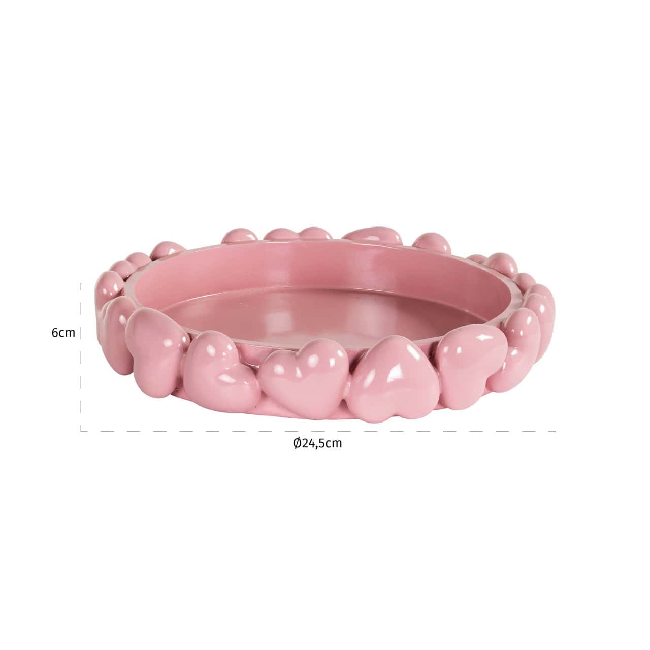 Dekoratīvs priekšmets Jolly Richmond Interiors 6/24/24 cm rozā