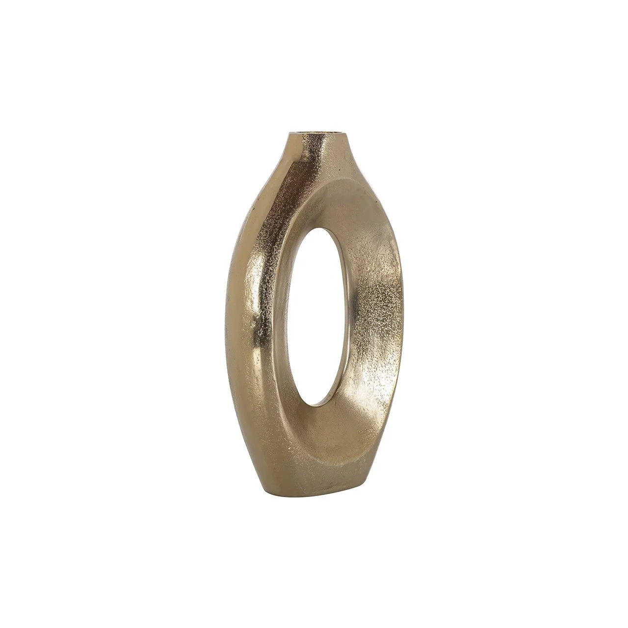Vāze Richmond Interiors Alma small 30/19/6 cm birstēts zelts - N1 Home