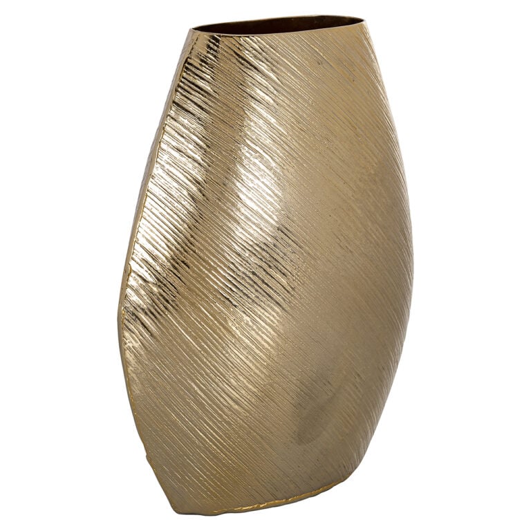 Vāze Richmond Interiors Evey small 30/24/12 cm zelts - N1 Home