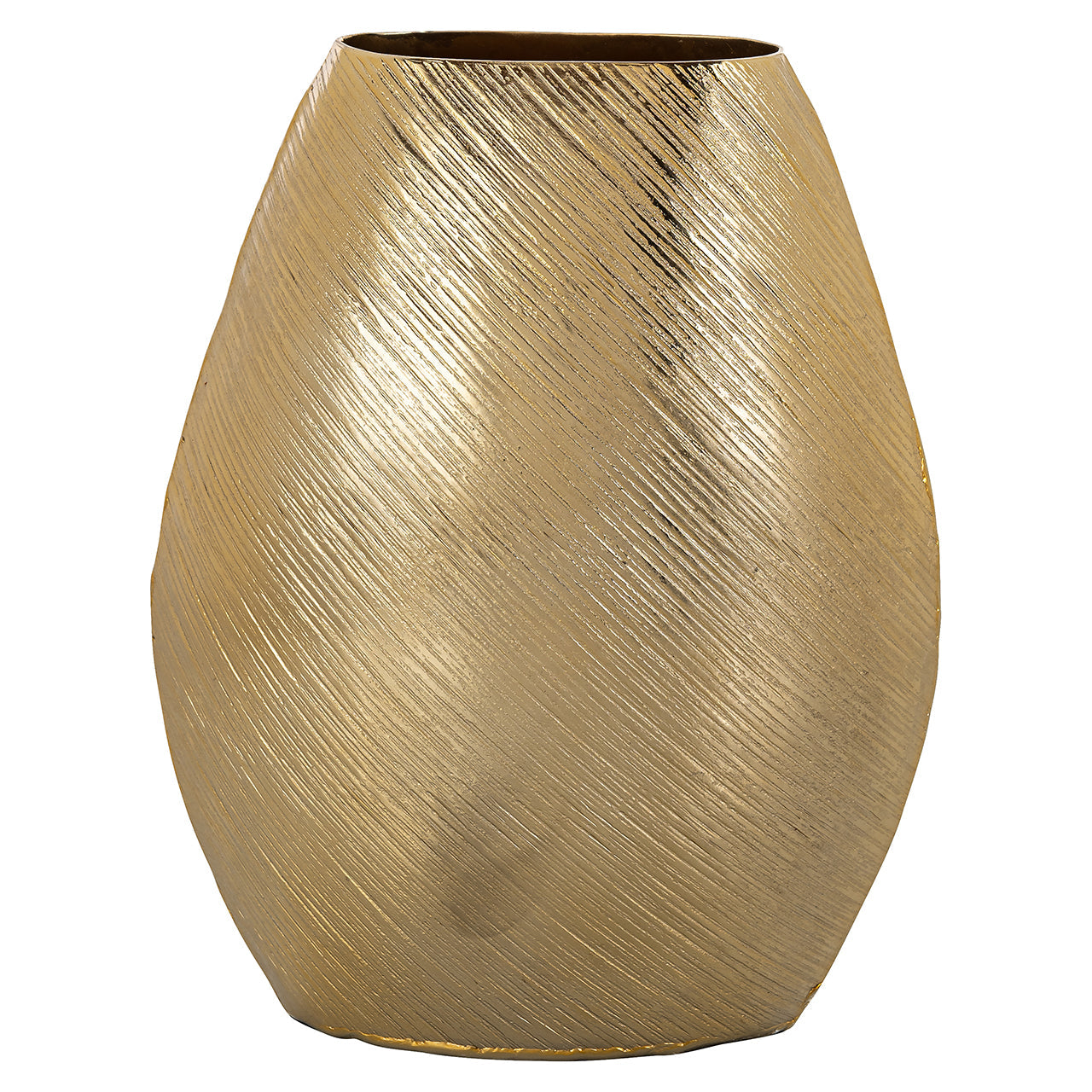 Vāze Richmond Interiors Evey small 30/24/12 cm zelts - N1 Home