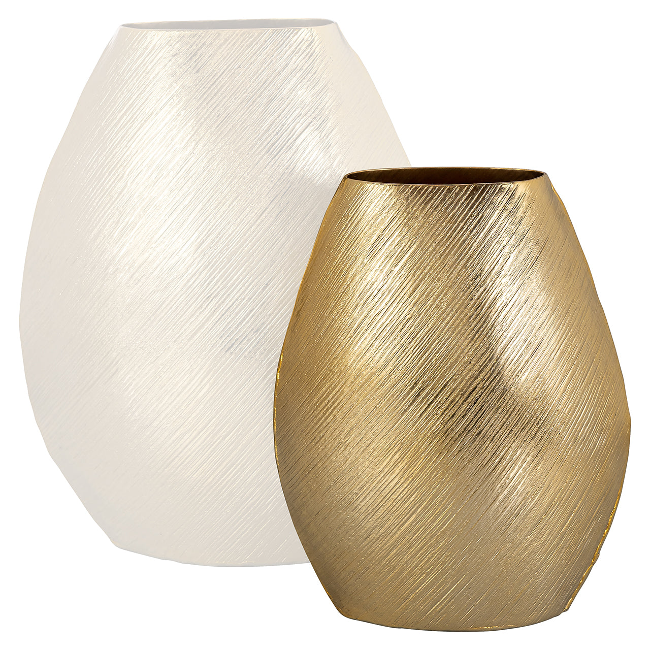 Vāze Richmond Interiors Evey small 30/24/12 cm zelts - N1 Home