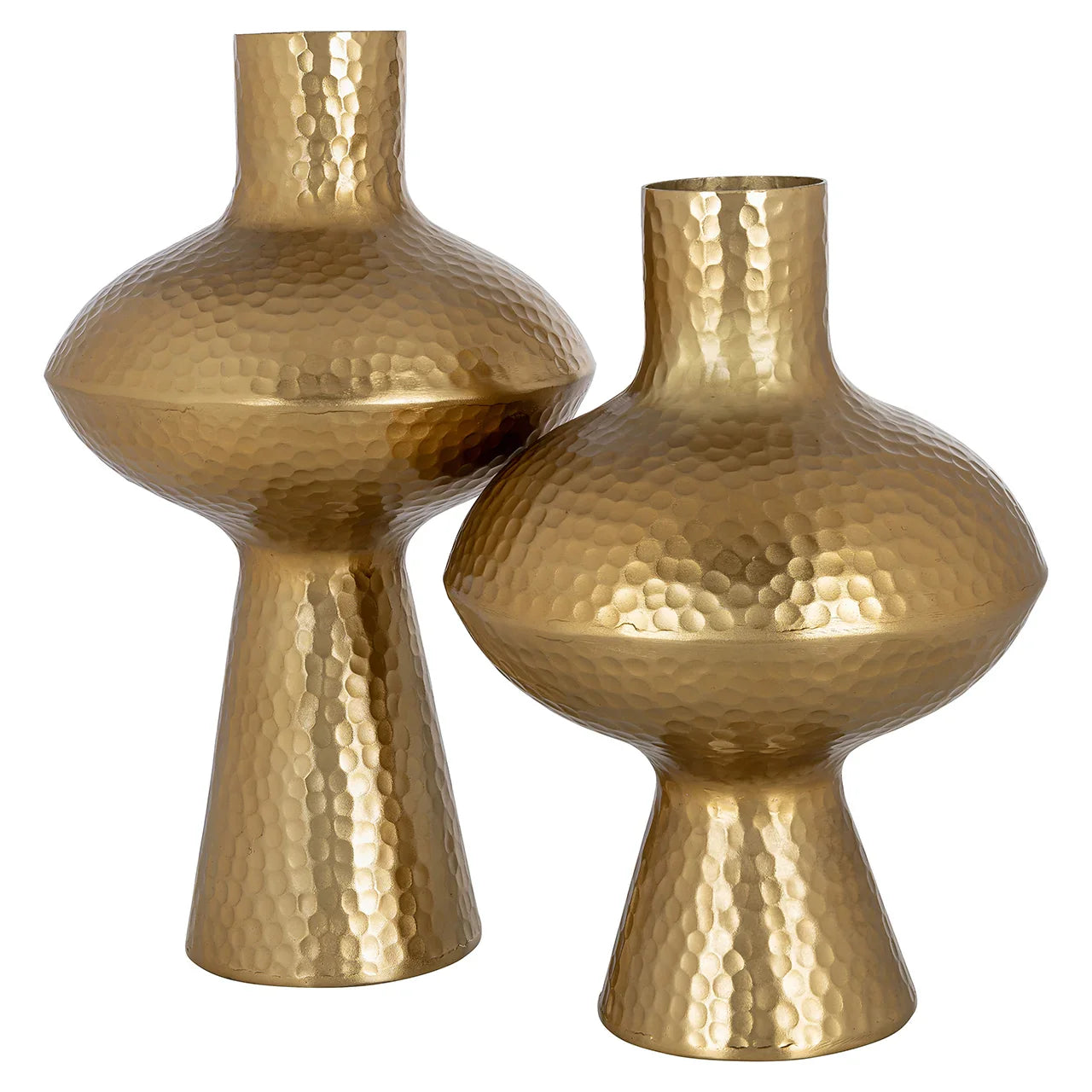Vāze Richmond Interiors Caitlyn small 35/26/26 cm zelts - N1 Home