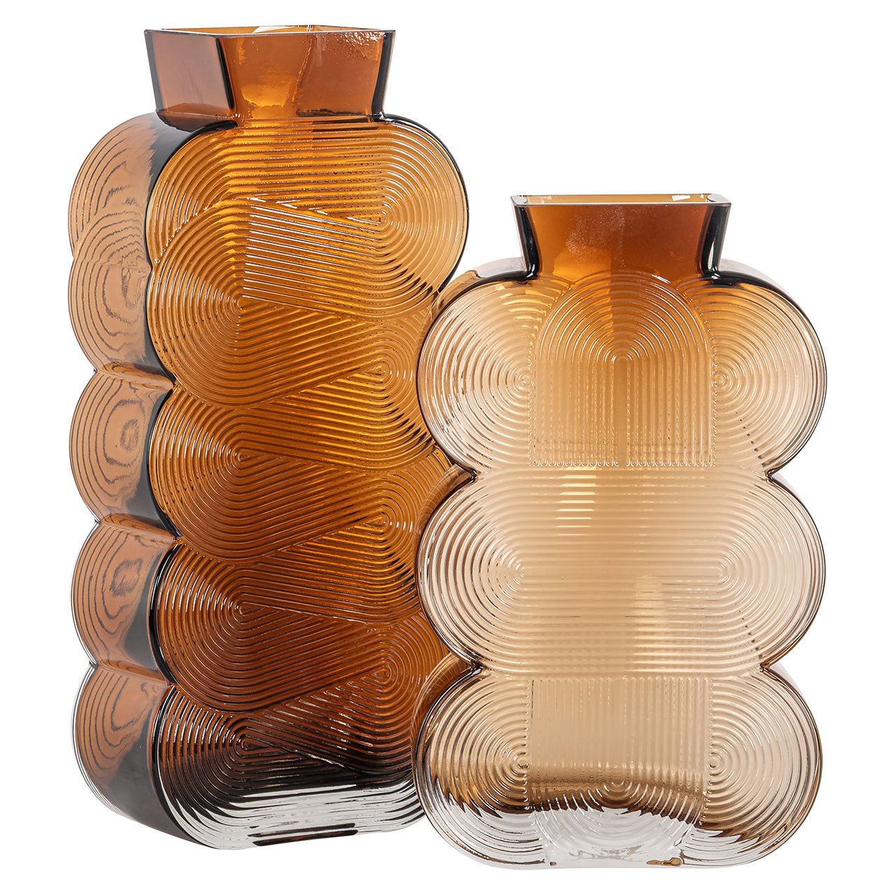 Vāze Richmond Interiors Venice big 24/15/6 cm brūns - N1 Home