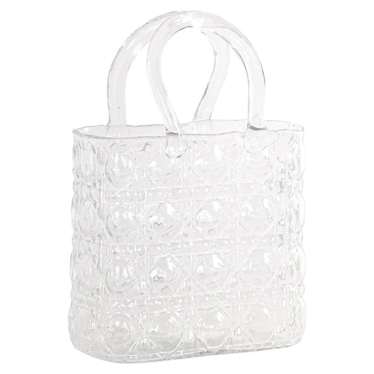 Vāze Richmond Interiors Ginny 28/20/20 cm caurspīdīga - N1 Home