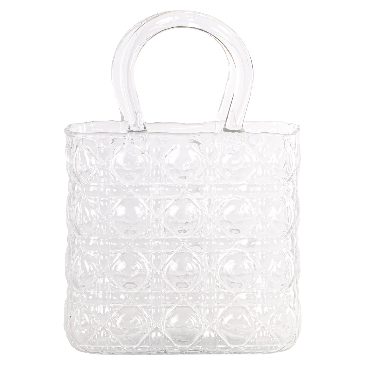 Vāze Richmond Interiors Ginny 28/20/20 cm caurspīdīga - N1 Home