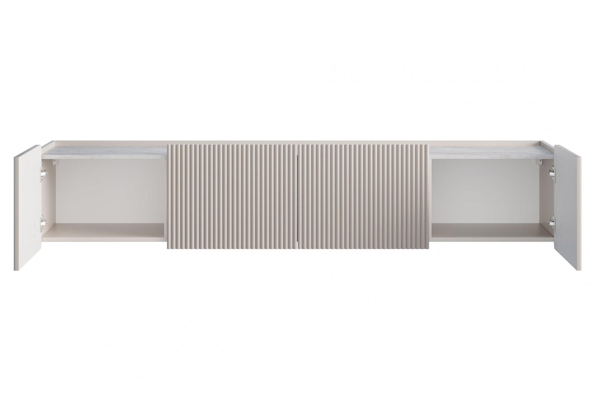 RTV skapis Dersi 200/40/42 cm kamirs/melns - N1 Home