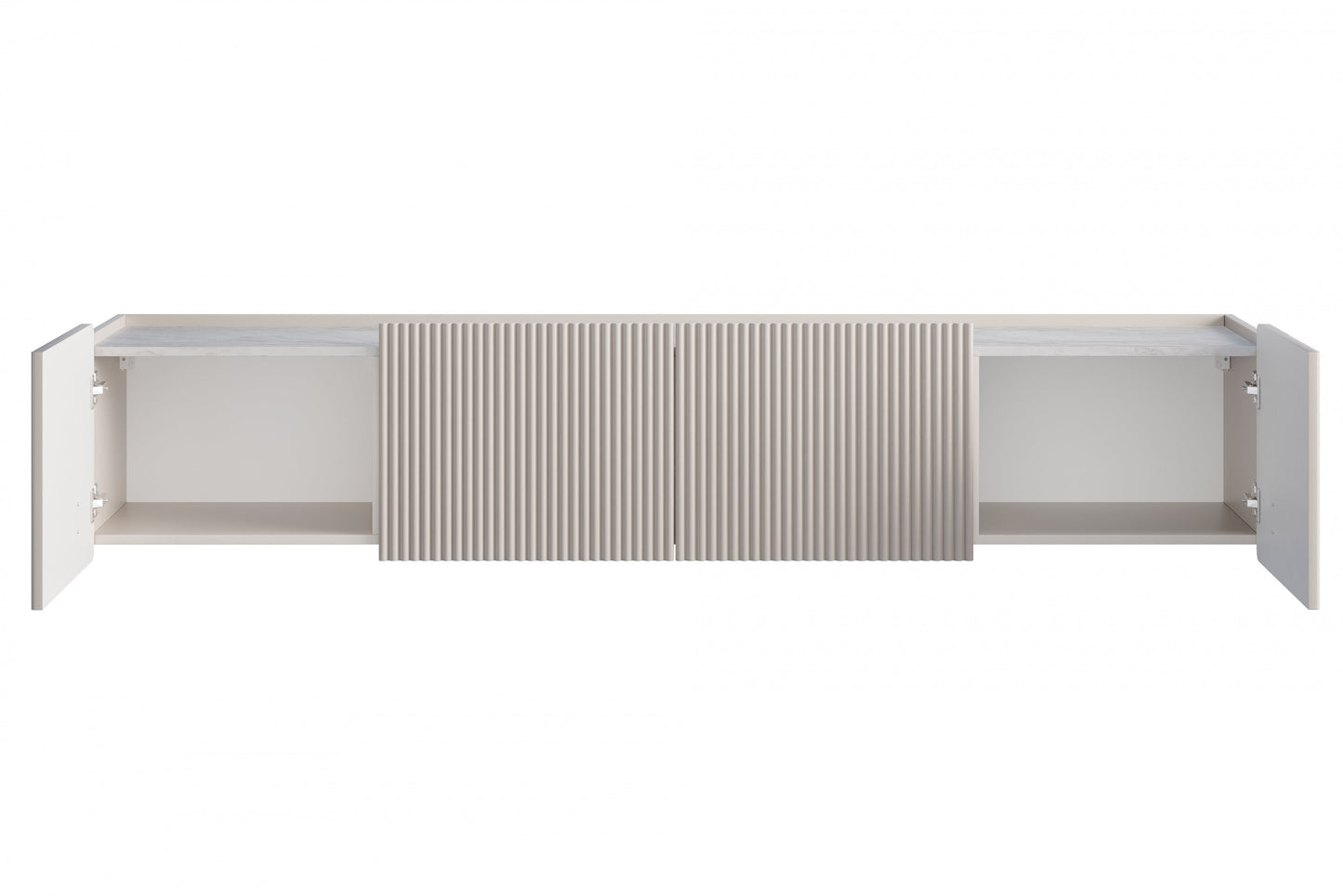 RTV skapis Dersi 200/40/42 cm kamirs/zelts - N1 Home