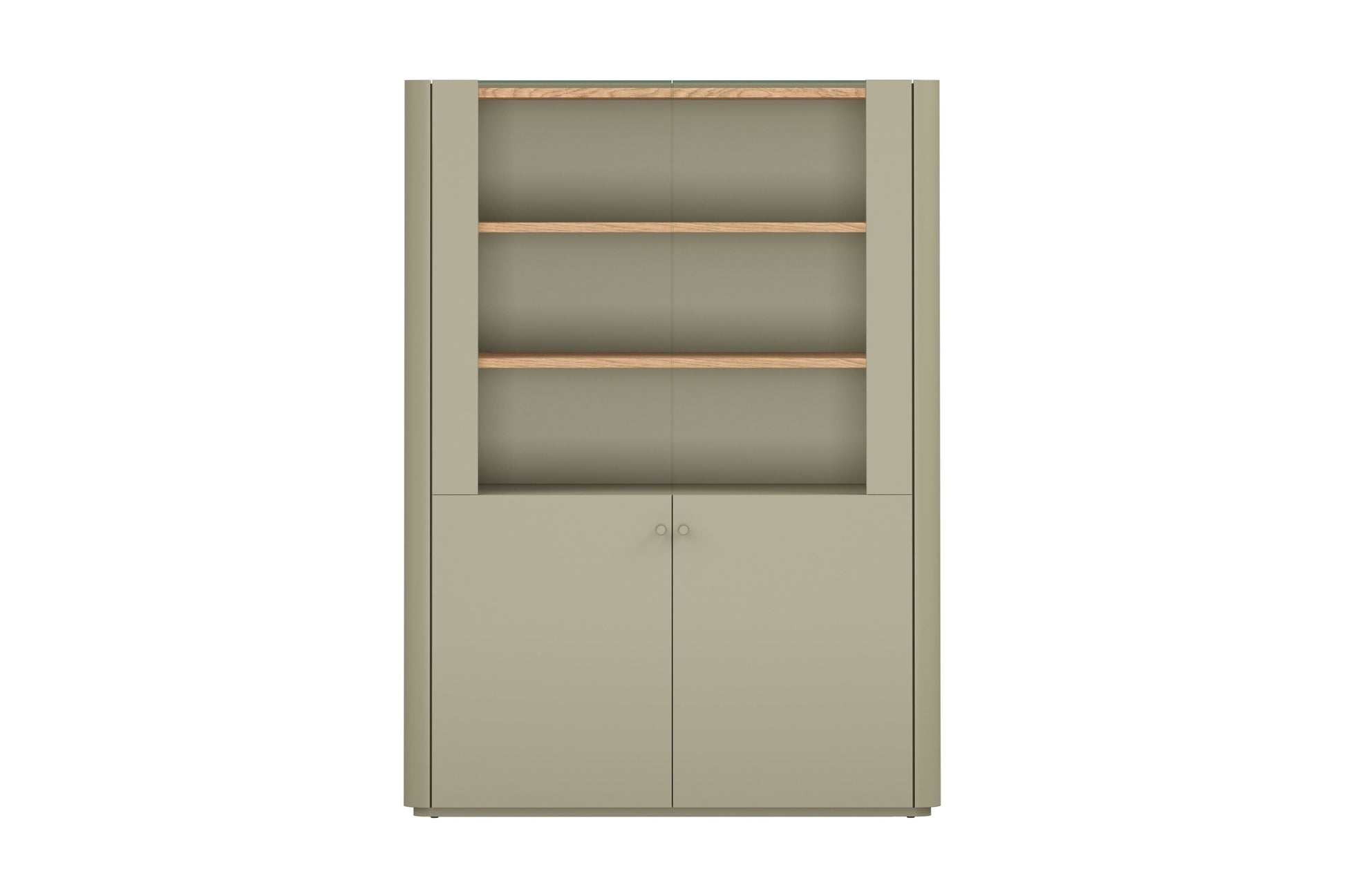 Vitrīna Elva 100/137,5/48 cm Eikalipts / Baltijas kāpu ozols - N1 Home
