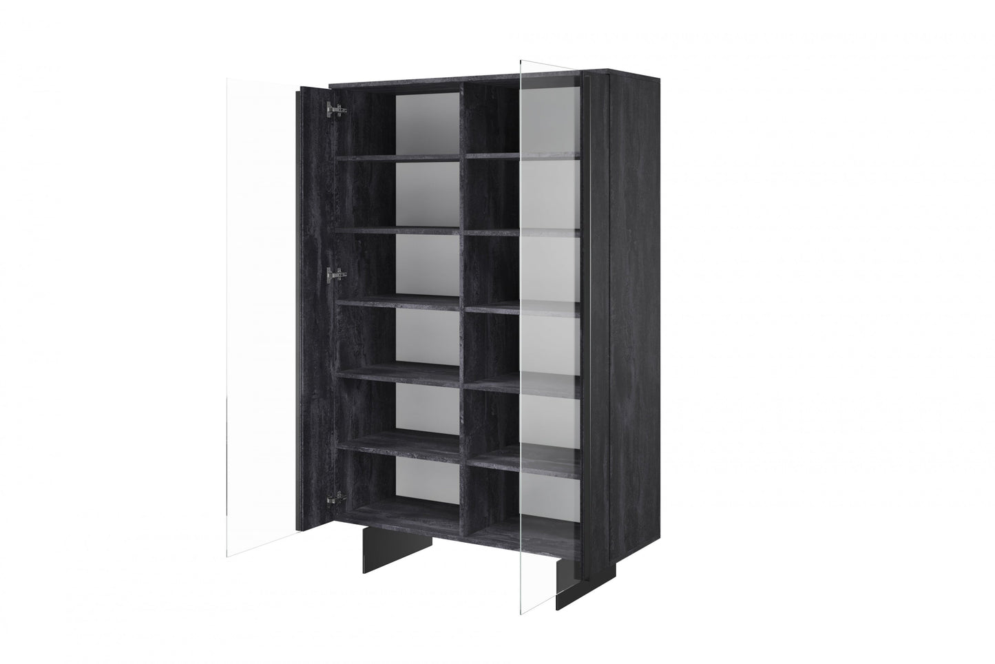 Vitrīnas skapis Lare 120/187/45 cm ogles - N1 Home