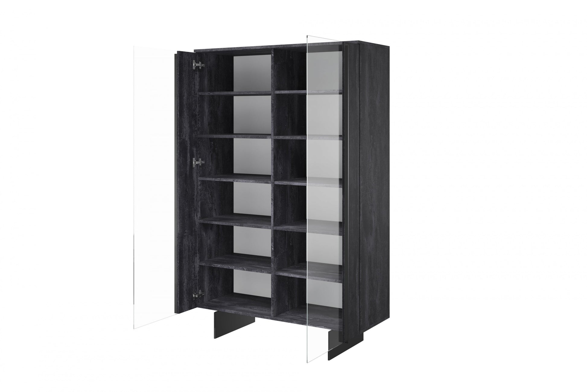 Vitrīnas skapis Lare 120/187/45 cm ogles - N1 Home