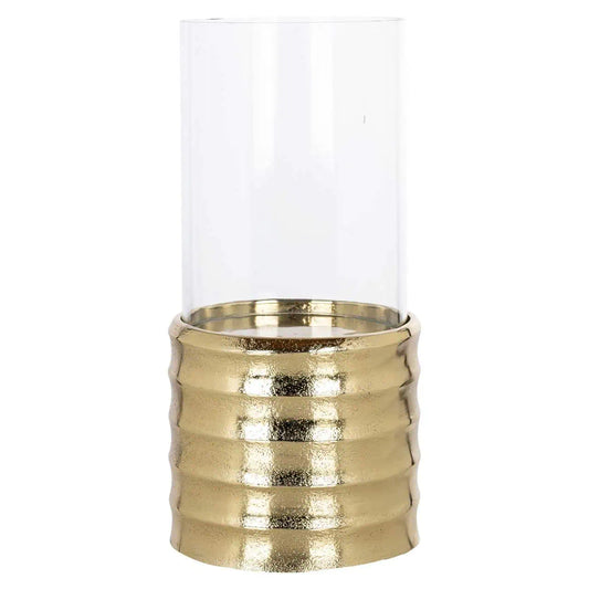 Svečturis Bodil gold small Richmond Interiors 30/13/13 cm zelts - N1 Home