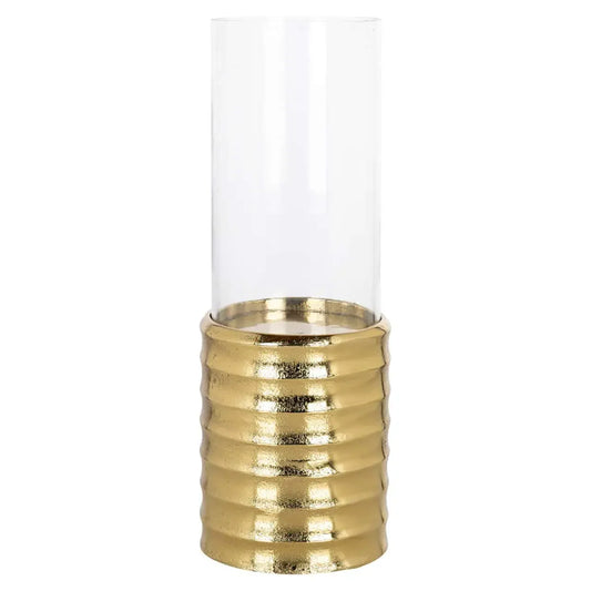 Svečturis Bodil gold large Richmond Interiors 40/13/13 cm zelts - N1 Home